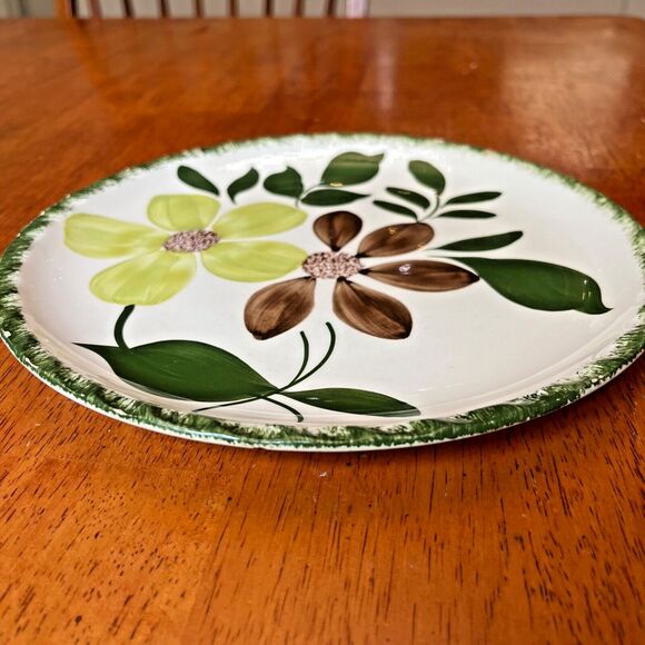 BLUE RIDGE Southern Potteries 9 1/2” Plate GREENBRIER PATTERN 1940s USA - Picture 10 of 10